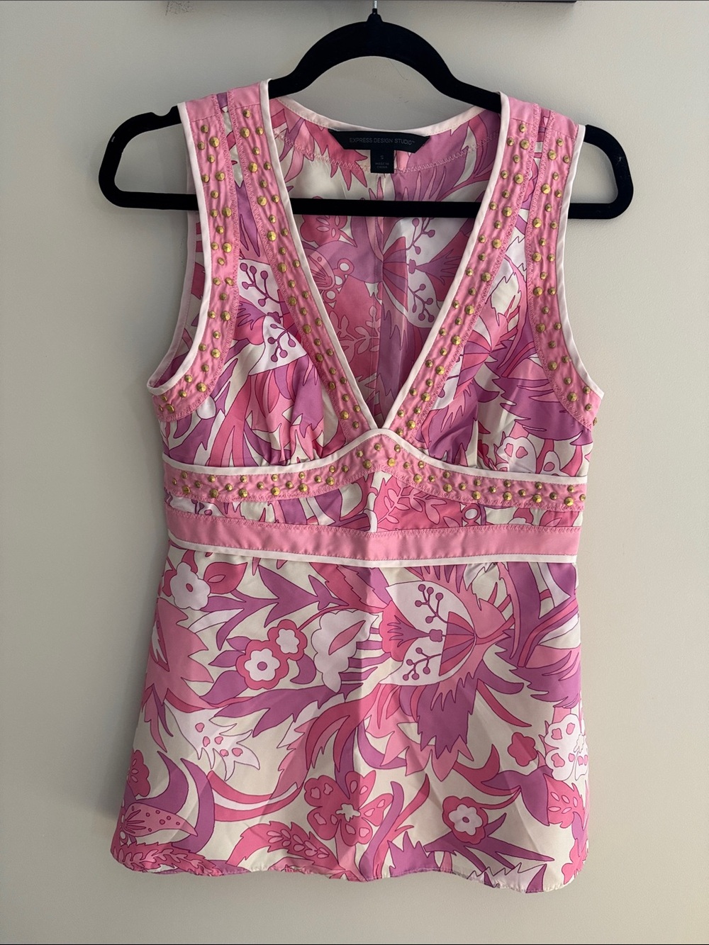 NWOT Express Design Studio Silk Top